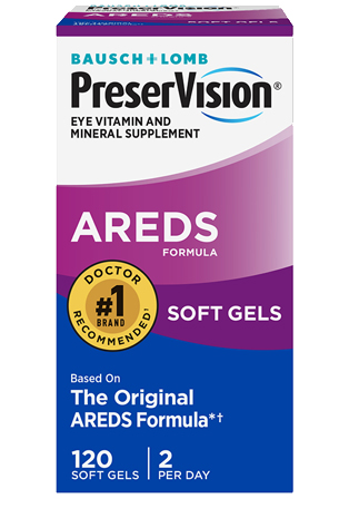 Package of the PreserVision soft gels